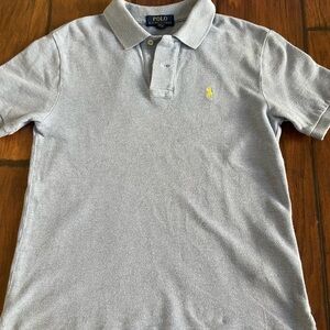 Little boys polo shirt size medium blue